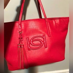 Oversized Red BeBe Handbag